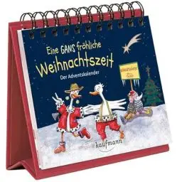 Produktbild: Eine GANS fröhliche Weihnachtszeit: Der Adventskalender (Comic-Adventskalender mit 24 lustigen Postkarten)