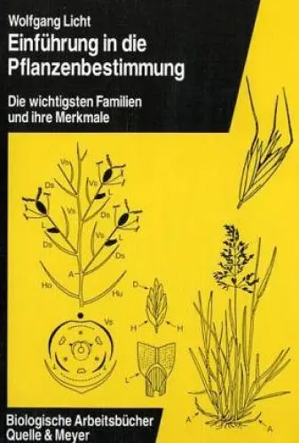 Produktbild: Einführung in die Pflanzenbestimmung: Die wichtigsten Familien und ihre Merkmale