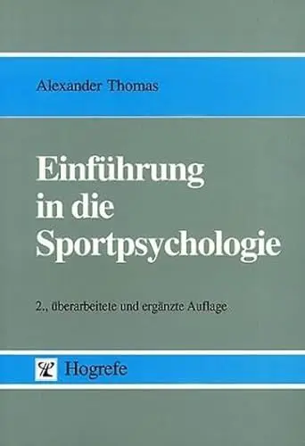 Produktbild: Einführung in die Sportpsychologie