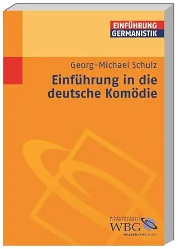 Produktbild: Einführung in die deutsche Komödie (Germanistik kompakt)