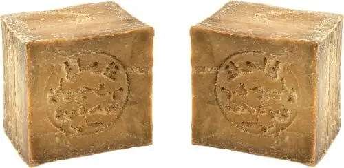 Produktbild: Einführungspreis d'moRe 2x Zertifiziert Klassik Aleppo Seife 30% Lorbeeröl | 70% Olivenöl | 6 Jahre gereift |Feste Seife | Duschseife | Haarwaschseife |Haarseife| 2X200g (400g)