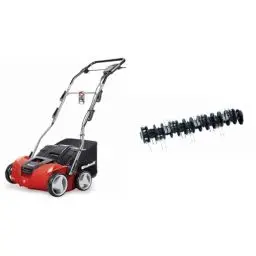 Produktbild: Einhell 3420561 GE-SA 1435 Elektro-Vertikutierer-Lüfter 1400 W, 230 V + Einhell Ersatzlüfterwalze passend für Elektro Vertikutierer-Lüfter GE-SA 1435 und Benzin-Vertikutierer / Lüfter GE-SA 1335 P
