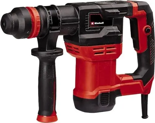 Produktbild: Einhell Abbruchhammer TE-DH 5 (5 J, SDS-plus-Werkzeugaufnahme, schwingungsgedämpfter Handgriff, flexibel einstellbarer Zusatzhandgriff, inkl. E-Box)