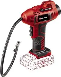 Produktbild: Einhell Akku-Autokompressor CE-CC 18 Li-Solo Power X-Change (Li-Ion, 18 V, max. 11 bar, 60 cm Druckluftschlauch, automat. Abschaltfunktion, Lieferung ohne Akku & ohne Ladegerät)