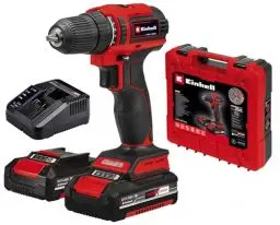 Produktbild: Einhell Akku-Bohrschrauber TE-CD 18/40 Li BL (2x2,0 Ah) Power X-Change (Li-Ion, 18 V, 40 Nm, bürstenloser Motor, 2-Gang-Getriebe, Drehzahl-Elektronik, inkl. 2x 2,0 Ah PXC-Akkus und Schnellladegerät)