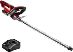 Produktbild: Einhell Akku-Heckenschere GC-CH 1855/1 Li Kit Power X-Change (18 V, 55 cm Schnittlänge, 18 mm Zahnabstand, drehbarer Handgriff, Schnittgutsammler, inkl. 2,5 Ah Akku & Ladegerät)