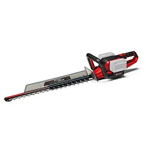 Produktbild: Einhell Akku-Heckenschere GE-CH 36/65 Li-Solo Power X-Change (36 V, 65 cm Schnittlänge, 30 mm Zahnabstand, drehbarer Handgriff, inkl. Schnittgutsammler, ohne Akku)