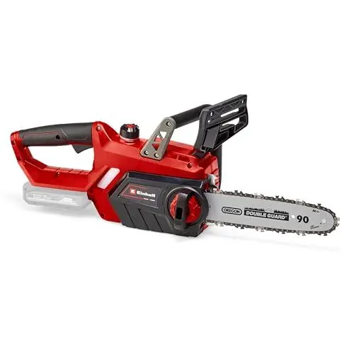 Produktbild: Einhell Akku-Kettensäge GE-LC 18/25 Li-Solo Power X-Change, Batteriebetrieben (Lithium-Ionen, 18V, OREGON Qualitätsschwert/-kette, Rückschlagschutz, Kettenfangbolzen, ohne Akku und Ladegerät)