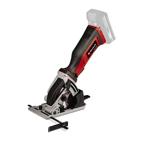 Produktbild: Einhell Akku-Mini-Handkreissäge TE-CS 18/89 Li - Solo Power X-Change (Lithium-Ionen, werkzeuglose Einstellung d. Schnitttiefe, hochwertiger Sägetisch, ohne Akku und Ladegerät)