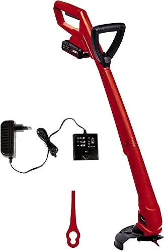 Produktbild: Einhell Akku-Rasentrimmer GC-CT 18/24 Li P Power X-Change (Li-Ion, 18 V, 8.500 min-^1, 24cm, Zusatzhandgriff, Gehäuse aus Kunststoff, inkl. 20 Kunststoffmesser, inkl. 1,5 Ah Akku und Ladegerät)