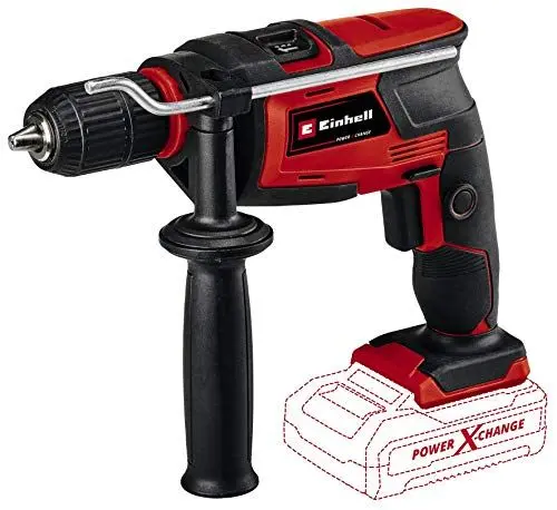 Produktbild: Einhell Akku-Schlagbohrmaschine TE-ID 18 Li-Solo Power X-Change (Li-Ion, 18 V, Bohr- und Schlagbohrfunktion, 13 mm max. Bohrleistung Beton, 13 mm Schnellspannbohrfutter, ohne Akku und Ladegerät)