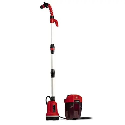 Produktbild: Einhell Akku-Tauchdruck/Regenfasspumpe GE-PP 18 RB Li-Solo Power X-Change (18 V, Förderdruck max. 2 bar, max. 3.000 L/h, flexible Batteriebox, ohne Akku)