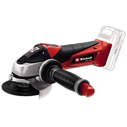 Produktbild: Einhell Akku-Winkelschleifer TE-AG 18/115 Li-Solo Power X-Change (18 V, 115 mm Scheibendurchmesser, 28 mm Schnitttiefe, Softstart, ohne Trennscheibe, ohne Akku)