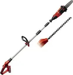 Produktbild: Einhell Akku Multifunktionswerkzeug GE-HC 18 Li T Kit (18V, 3Ah, 2-in-1 Heckenschere und Motorsäge, Oregon Schwert, inkl. Akku und Ladegerät)