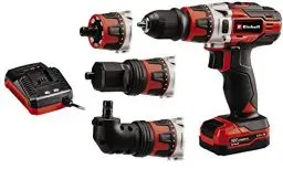 Produktbild: Einhell Akkuschrauber TE-CD 12/1 3X-Li (Li-Ion, 12 V, 30 Nm, 2 Gänge, abnehmbares 10 mm-Bohrfutter, inkl. Ladegerät und 1x 2,0 Ah-Akku)