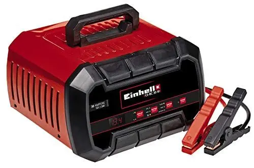 Produktbild: Einhell Batterie-Ladegerät CE-BC 30 M (für Gel-, AGM-, wartungsfreie/-arme Blei-Säure-Batterien, 12V/24V, mehrstufiger Ladezyklus, mikroprozessorgesteuert und -überwacht)