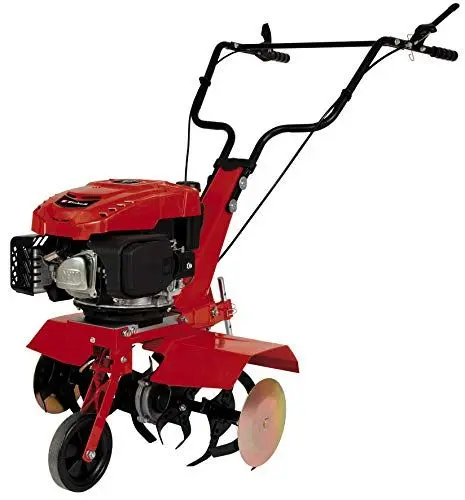 Produktbild: Einhell Benzin-Bodenhacke GC-MT 2560 LD (2.5 kW, bis 230 mm Arbeitstiefe, 1-Zylinder 4-Takt-Motor, robuste Hackmesser, höhenverstellbarer Bremssporn, schwenkbares Führungsrad)