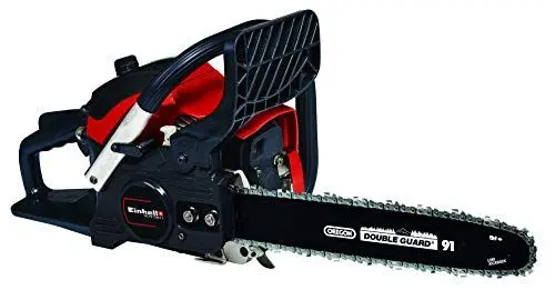 Produktbild: Einhell Benzin-Kettensäge GC-PC 1335/1 I (OREGON-Qualitätsschwert und –kette, Auto-Choke und Primer, digitale Zündung, Antivibration, Rückschlagschutz mit Sofort-Kettenbremse)