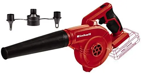 Produktbild: Einhell Akku-Bläser TE-CB 18/180 Li - Solo Power X-Change (18 V, Blas-Luftstrom bis zu 180 km/h. Leerlaufdrehzahl 15.500 min-1, 2 Geschwindigkeitsstufen, Softgrip, ohne Akku und Ladegeräte)