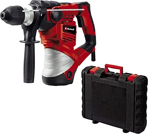 Produktbild: Einhell Bohrhammer TC-RH 1600 (1.600 W, 4 J, Bohren/Hammerbohren/Meißeln mit und ohne Fixierung, Pneumatisches Schlagwerk, SDS-plus-Werkzeugaufnahme, Überlast-Rutschkupplung)