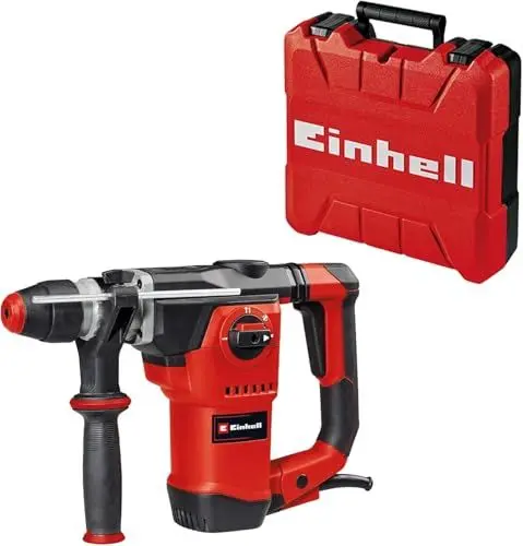 Produktbild: Einhell Bohrhammer TE-RH 32-1600 4F (1.600 W, 4,5 J, Hammerbohren/Bohren/Meißeln mit und ohne Fixierung, Pneumatisches Schlagwerk, SDS-plus Werkzeugaufnahme, inkl. Koffer)