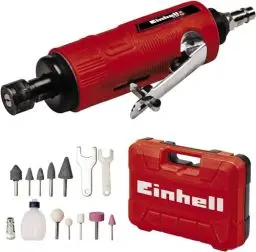 Produktbild: Einhell Druckluft-Stabschleifer TC-PP 220 (Druckluftgerät zum Schleifen, Polieren, Gravieren und Entgraten, inkl. 10 Schleifstifte, Transport-/ Aufbewahrungskoffer, ohne Öl)