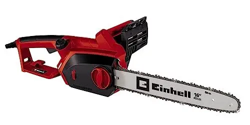 Produktbild: Einhell Elektro-Kettensäge GH-EC 2040 (2.000 W, 40,6 cm Schwertlänge, werkzeuglose Kettenspannung, max. Kettengeschwindigkeit 13,5 m/s)