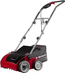 Produktbild: Einhell Elektro-Vertikutierer-Lüfter GE-SA 1433 (zum Vertikutieren, Lüften & Fangen bis 400 m², 1.400 Watt, kugelgelagerte Messer-/Lüfterwalze mit 20 Messern/48 Krallen)