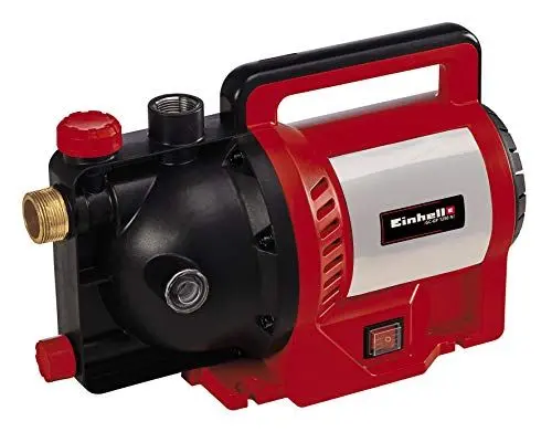 Produktbild: Einhell Gartenpumpe GC-GP 1250 N/1 (1.200 W, max. 5000 L/h, max. Förderhöhe 50 m, Wasserfüllanzeige, Wassereinfüllöffnung /-ablassschraube, Frostschutz, Thermoschutz)