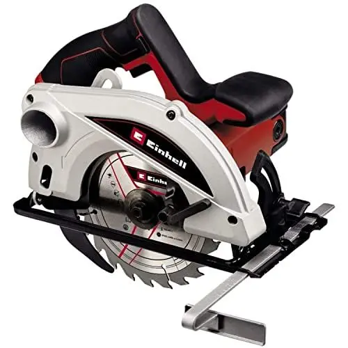 Produktbild: Einhell Handkreissäge TC-CS 1250 (1.250 W, 5.500 min-1, werkzeuglose Einstellung Tiefe/Winkel, Zusatzhandgriff, Spindelarretierung, Spaltkeil, inkl. Hartmetall-Sägeblatt)