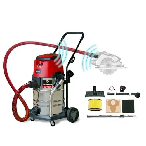 Produktbild: Einhell Professional Akku-Nass-Trockensauger TP-VC 36/30 S Auto-Solo Power X-Change (Li-Ion, 36 V, Auto-Start Konnektivitätsfunktion, ECO-/BOOST-Funktion, ohne Akku & Ladegerät)