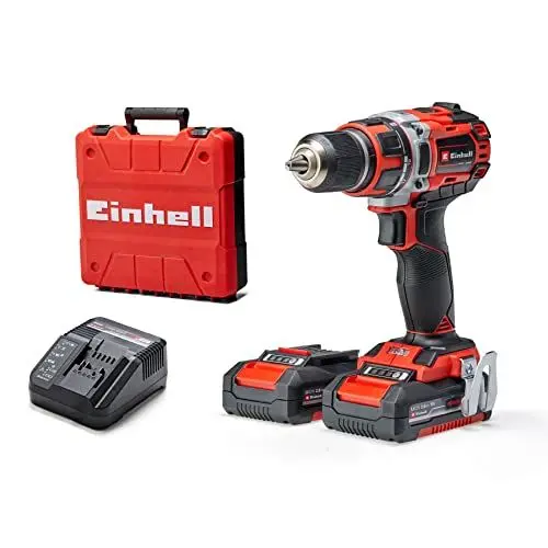 Produktbild: Einhell Professional Akku-Bohrschrauber TP-CD 18/50 Li BL Kit Power X-Change (18 V, Brushless, 50 Nm, 2 Gang, 13 mm Bohrfutter, inkl. 2x 2,0 Ah Akkus + Ladegerät)