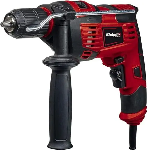 Produktbild: Einhell Schlagbohrmaschine TC-ID 720/1 E (Bohren/Schlagbohren, 13 mm-Schnellspannbohrfutter, Drehzahl-Elektronik, Rechts- und Linkslauf, Dauerlaufarretierung, Zusatzhandgriff)
