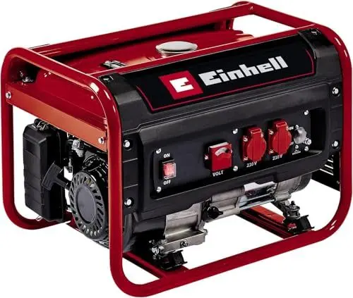 Produktbild: Einhell Stromerzeuger (Benzin) TC-PG 25/1/E5 (max. 2400 W, 15 L Tank, 2100 W Dauerleistung, 4-Takt-Motor, 2x 230 V, Überlastschutz, Voltmeter, AVR-Funktion)