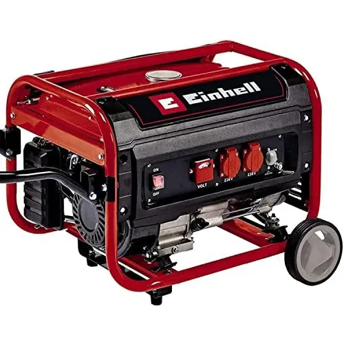 Produktbild: Einhell Stromerzeuger (Benzin) TC-PG 35/E5 (3100 W Maximalleistung, 2600 W max. Dauerleistung, 15 L Tank, 4-Takt-Motor, AVR-Funktion, 2x 230 V, Ölmangelsicherung, Überlastschutz)