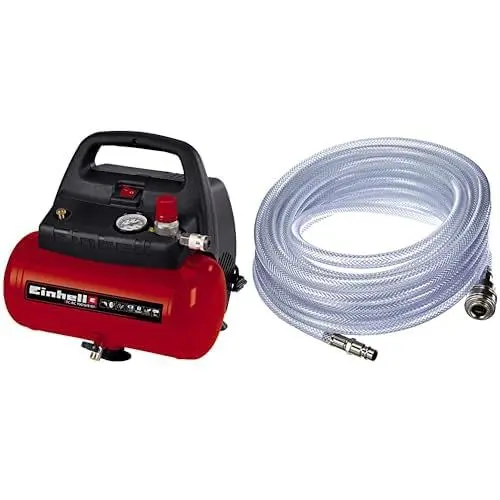 Produktbild: Einhell TC-AC 190/6/8 OF Kompressor + 4138100 HD-Schlauch 10 m aus PVC-Gewebe