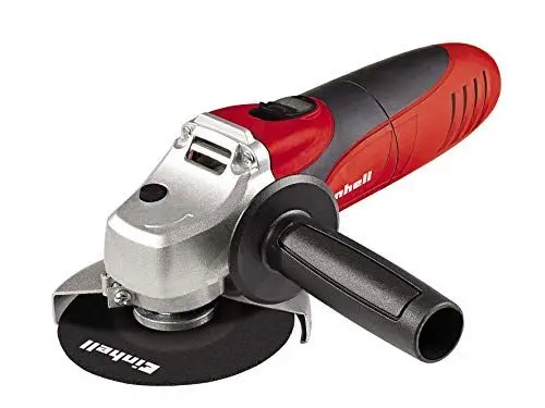 Produktbild: Einhell Winkelschleifer TC-AG 115 (500 W, 12000 min.-1 Drehzahl, 115mm Scheiben-Ø, Scheibenschutz, Spindelarretierung, flacher Aluminium-Getriebekopf)