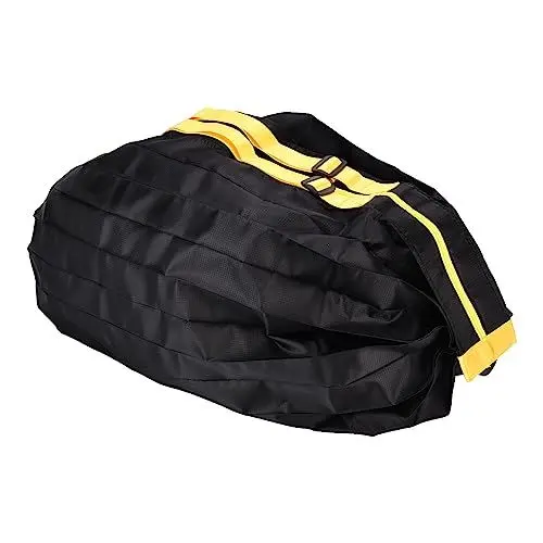 Produktbild: Einkaufstasche, Oxford-Stoff, Einkaufstasche, Umhängetasche, Einkaufstasche, Leicht, für Zuhause, Zum Einkaufen für Reisen (pures Schwarz)