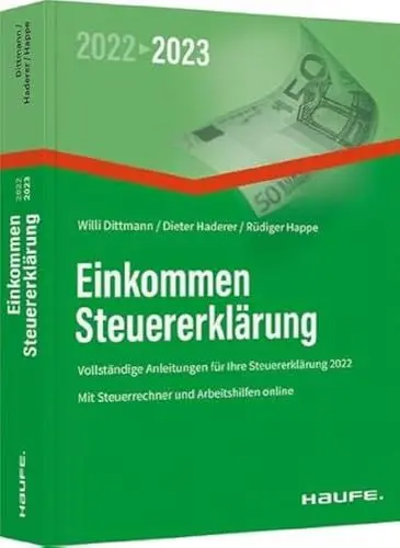Produktbild: Einkommensteuererklärung 2022/2023 (Haufe Steuerratgeber)