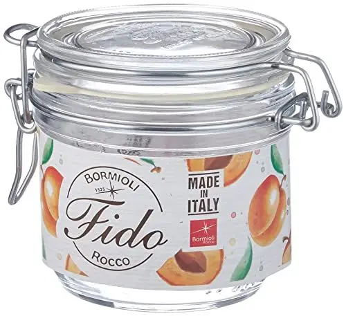 Produktbild: Einmachglas mit Bügelverschluss - Original Bormioli Fido - verschiedene Größen, Größe: 0.35 Liter