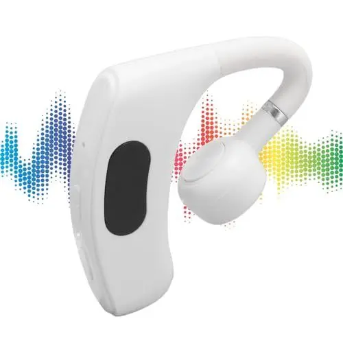 Produktbild: Einohr Ohrhörer,5.4 Headset, Einzelohr Ohrhörer mit Mikrofon, Geräuschunterdrückung, Akku mit Hoher Kapazität, 180 Grad Verstellbar, Sichere Möglichkeit, Musik und Podcasts zu