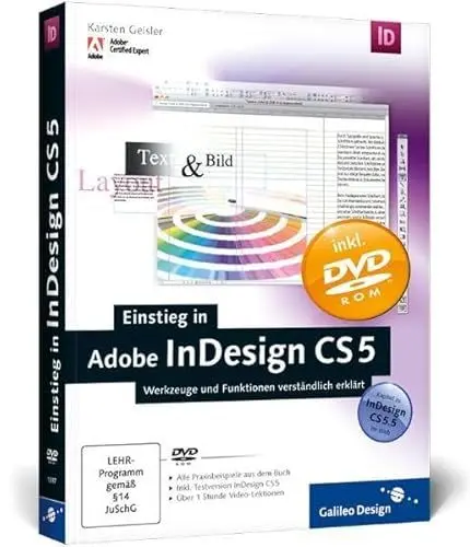 Produktbild: Einstieg in Adobe InDesign CS5: Werkzeuge und Funktionen verständlich erklärt (Galileo Design)