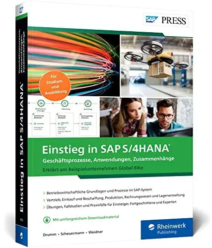 Produktbild: Einstieg in SAP S/4HANA: Am Beispiel Global Bike. Ideal für Studium, Einstieg und Weiterbildung (SAP PRESS)