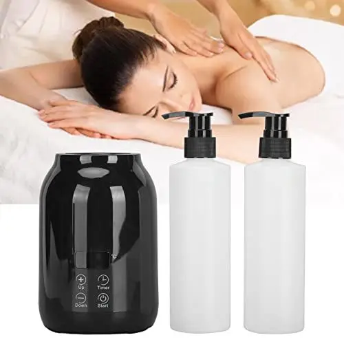 Produktbild: Einzelflaschen Massageöl Heizung , Pumpenkopf Massageöl Flaschenheizung , Timing 110–240 V , LED Anzeige für Massagisten für Lotionen(#1)