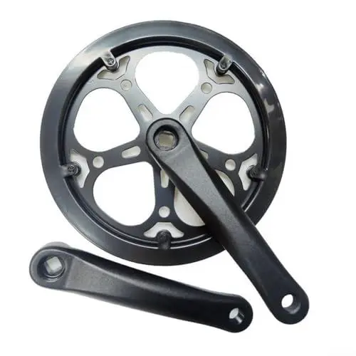 Produktbild: Einzelkurbel-Set, langlebige Fahrrad-Kurbelgarnitur, 170 mm – Vierkantloch-Design, 40–52T Kettenblatt, einfache Installation für Mountainbike und Rennrad (48T)