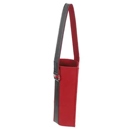 Produktbild: Einzelne Weintüte Wein Beutel Flaschentragetasche Wein Aufbewahrungstasche Wiederverwendbare Taschen Aufbewahrungstasche Für Flaschen Flaschenträger Rotwein-tasche Gefühlt PHENOFICE