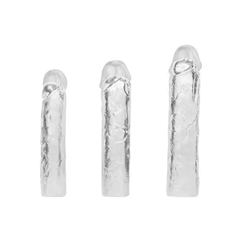 Produktbild: EIS Geaderte Penishülle | Realistisches Design | Ohne Weichmacher | Geaderte Oberfläche | 3 Stück | 16-19 cm