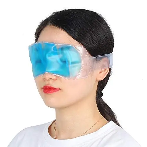 Produktbild: EIS-Augenmaske, Kühlende Augenmaske, Kühlende Augenmasken für Geschwollene Augen, Wiederverwendbar, Anti-Müdigkeit, Augenringe, Kalte und Heiße Kompresse, Schlafende Augenmaske,