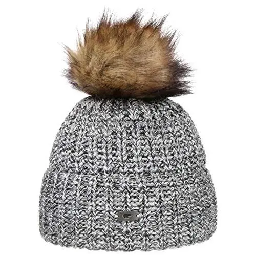 Produktbild: Eisbär Damen Felia Lux MÜ Mütze, graumele-h.braun, One Size