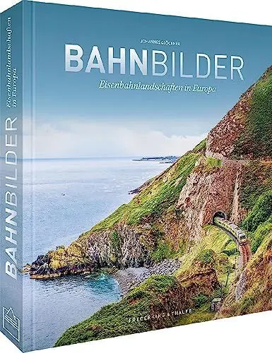 Produktbild: Eisenbahn Buch – BahnBilder: Eisenbahnlandschaften in Europa präsentiert in einem hochwertigen Bildband. Ideal als Geschenk für Eisenbahnliebhaber.